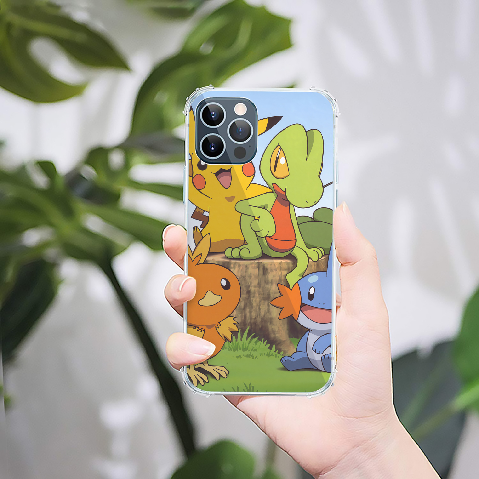 （画像用） ポケットモンスター Pokémon 【iPhone 12シリーズ対応】透明スマホケース（クリアソフトケース）
